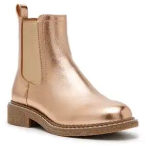 DV Dolce Vita Metallic Rose Gold Bueller Boots EUC
